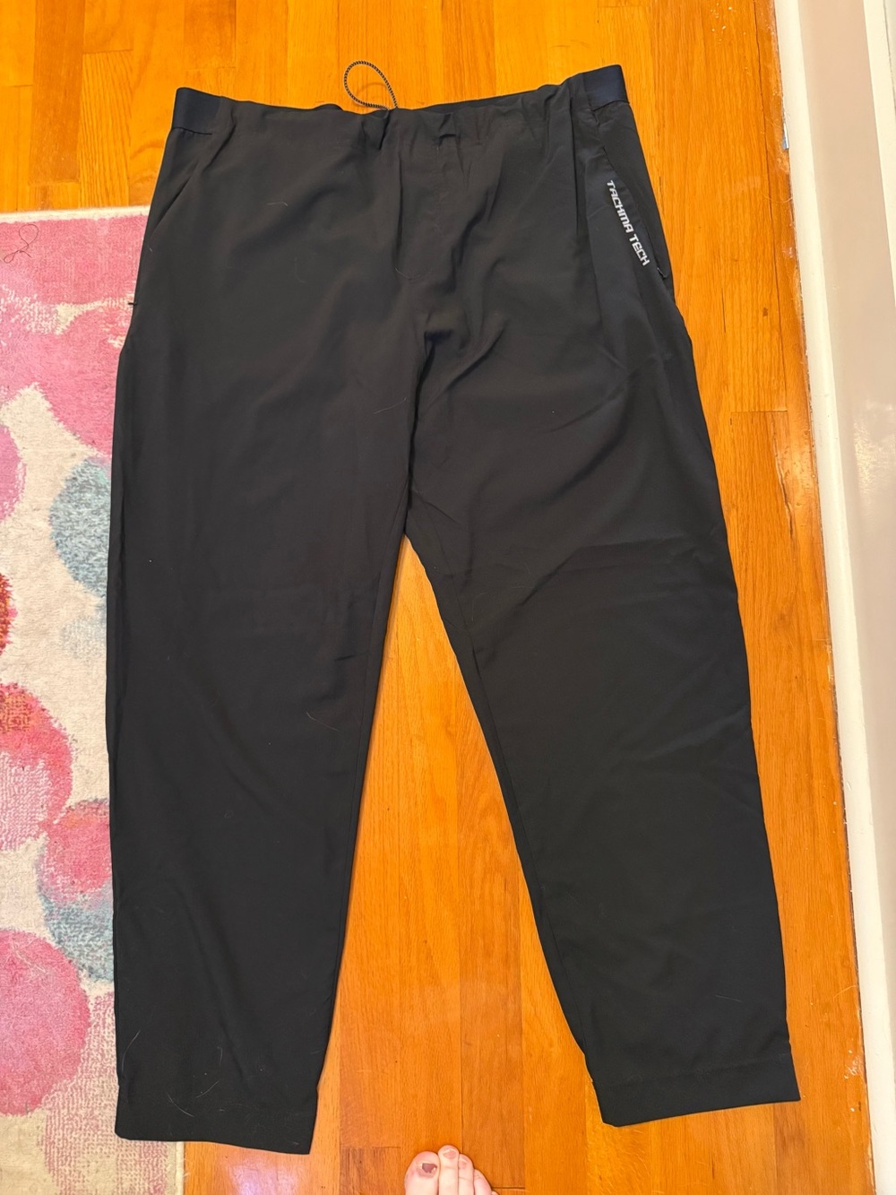 Tech-Ready Men's Black Stretch Joggers